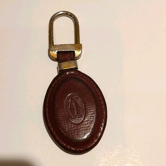 Cartier logo key chain leather - Picture 4 of 6